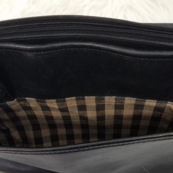 Brighton Bag Large Black Woven Braided Leather - Picture 4 of 16